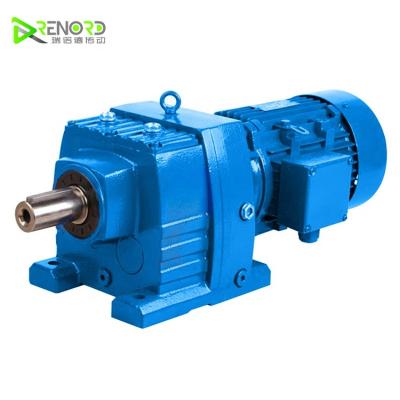 China Building Material Serial Stores OEM R R37 Foot-mounted Helical Gear Reducer for sale