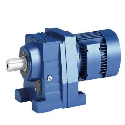 China Factory R Series 3 Stage Spiral Motor Helical Geared Reducer 11kw for sale