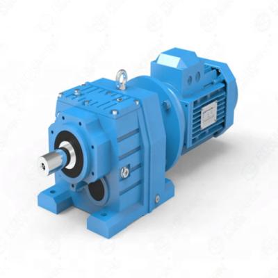 China High Torque R Factory Integrated Helical Series Gear Motor Gear Reducer for sale