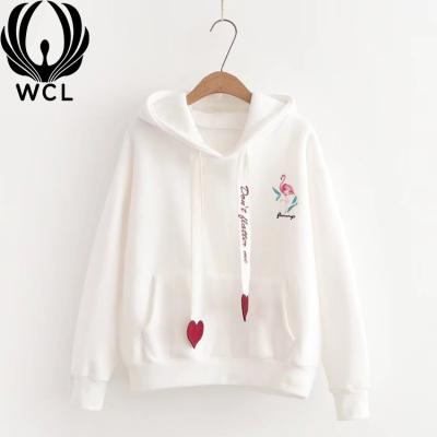 China Wholesale Anti-Wrinkle Fleece Graphic Cotton Sweatshirt Full Pullover Cartoon Anti-Shrink Hoodies For Women for sale