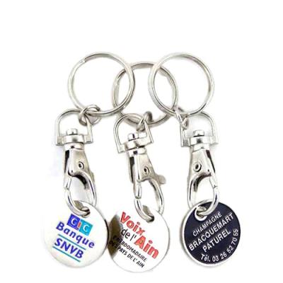 China Convenient Factory Directly Produces Customized Decorative Blank Metal Coin Key Chains for sale