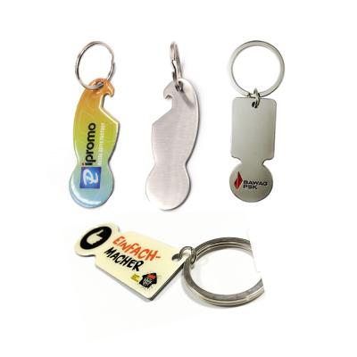 China 2020 fashion custom custom souvenir key chain cheap metal token holder trolley keychain key ring gifts souvenir key chain for sale