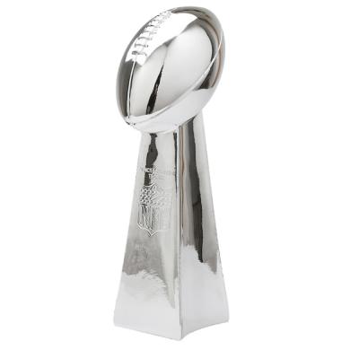 China Custom Europe Super Bowl Trophy Mini American Football Awards Souvenir for sale