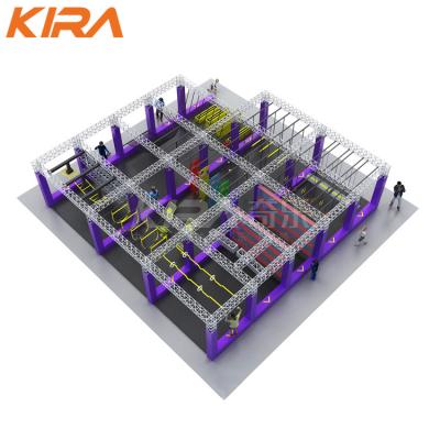 China With American Net Protector Ninja Warrior Obstacle Course Kit Adventure Obstacle Course Set for sale