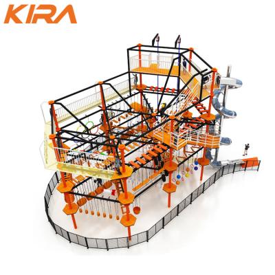 China Adventure Amusement Team Building Equipment Adventure Park Ropes Run On Sale for sale