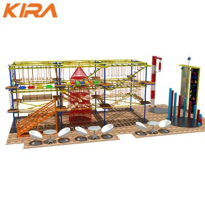 China Multifunctional Indoor Playground Children's Playground Rope Course Indoor Adventure In The Playground for sale