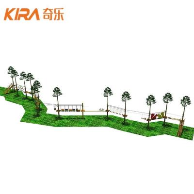 China Desire Team Building Equipment Outdoor Forest Rope Course Exploring Adventure for sale