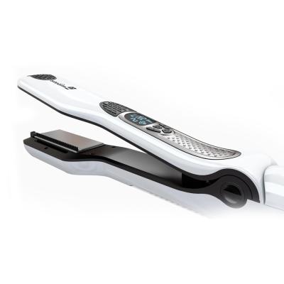 China Pro Steampod Hotel Hair Straightener Tourmaline Steam Coating Hair Straightener for sale