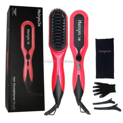 China Highest Hot Sale Standard Good Quality Brush Hair Straightener With Hair Straightening Comb Hair Straightener Fast Brush for sale