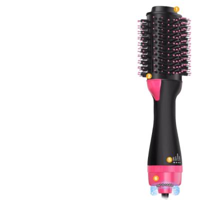 China 3 in 1 Hair Dryer Hotel Brush and Curler Hot Air Rotating Straightener 1000 Watt with Best Cool One Step for sale