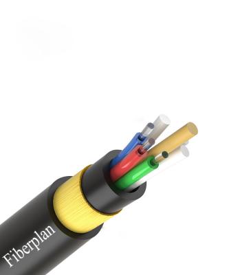 China Communication cable super low cost adss 4 8 12 24 36 48 72 96 fiber core guanhong cable fibra optica adss 48 suspension hilos herraje fibra adss for sale