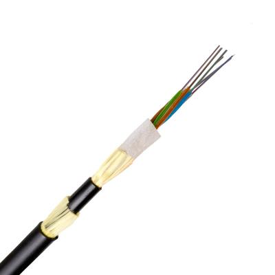 China Super communication cable low cost fibra optica adss 6 8 12 24 48 72 hilos cable 8 adss mini hilos cable self supporting fiber optic adss for sale