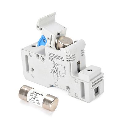 China 125A cylindrical low voltage RT18L daito online cut off fuse holder fuse base for sale