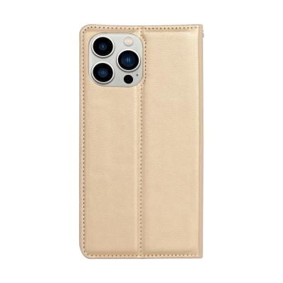 China Hanman Shockproof Minuo For iPhone i14pro 14pro 13 12 11 7 8 Plus Max Magnetic Leather Case Flip Cover Card Slot Wallet for sale