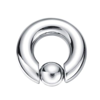 China Fashionable Body Jewelry Helix 316L Stainless Steel BCR Captive Bead Rings Labret Lip Piercing Earring for sale