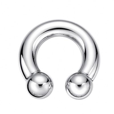 China Fashionable Body Jewelry 316L Stainless Steel Internally Threaded Nose Ring Horseshoe Piercing for sale