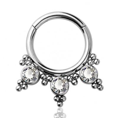 China Punk Jewelry Toposh 16G Earring Cartilage Septum Piercing Steel Body for sale