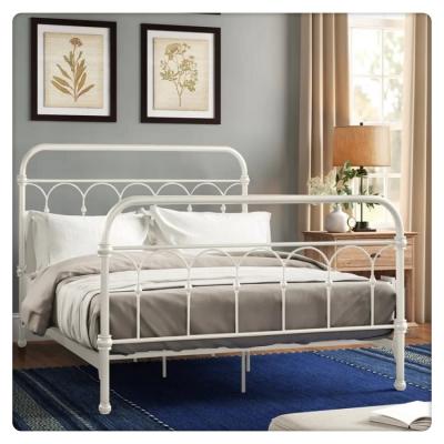 China (Other) Nordic Minimalist Adjustable Wind Bedroom Metal Low Profile Standard Bed for sale