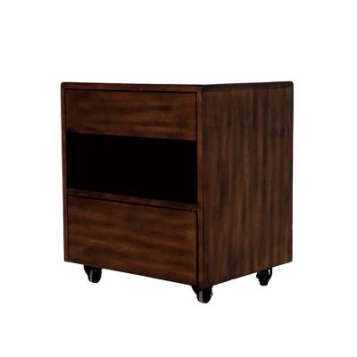 China Modern Design Adjustable High Quality Bedside (Other) Bedroom Furniture Wooden Bedside Cupboard for sale