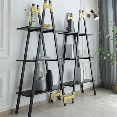 China (Other) New Design Adjustable Metal View Exhibition Rack Living Room Furniture Display Shelving Shelf Storage for sale