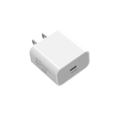 China 20w palladium palladium usb c charger high speed fast usb type c charger for phone12 for sale