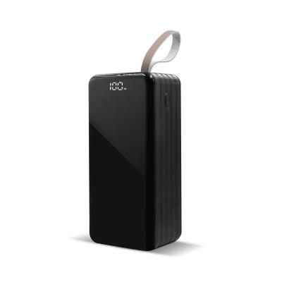 China Indoor Outdoor Top Material Portable Mobile Cell Phone 60000mAh Ultra Power Bank Charger With Four USB for sale