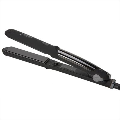 China Factory Hot Steam Function Tourmaline Steam Straightener Wholesale Ionic Electric Ceramic Pod Flat Iron Steam Hair Straightener for sale