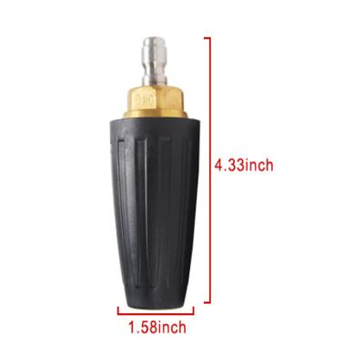 China Hotels Pressure Washer Nozzle Spray Tips 360 Rotating Turbo Nozzle 5 Spray Nozzle Tips for sale