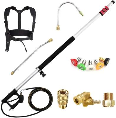 China Hotels 18Ft High Pressure Seal Replacement Telescopic Jet Lance Set for sale