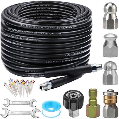 China Popular 100 ft. Sewer Jetter Kit Drain Cleaning Hose for Pressure Seal for sale