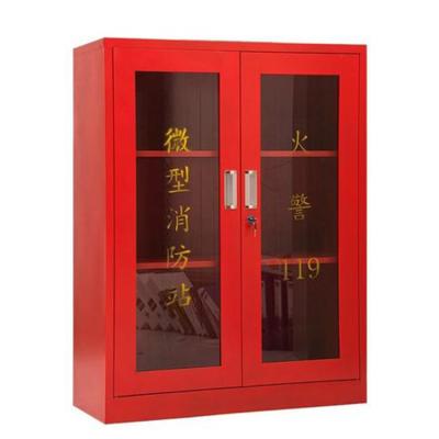 China Set steel thickened cabinet firefighting miniature fire emergency equipment and appliances custom firefighting equipment station. for sale