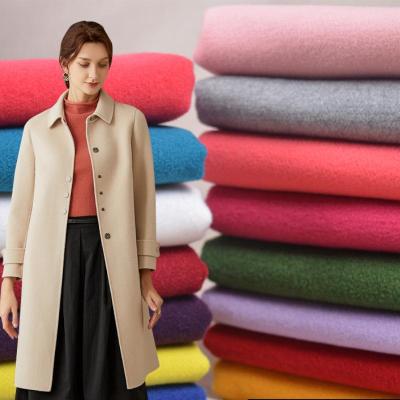 China Brushed Breathable Imitate Cashmere Wool Fabric Wool Fabric For Coat for sale