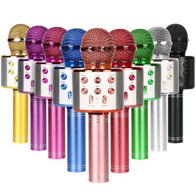 China Portable Handheld Microphone Karaoke Microphone USB Supplier Recording Mic Wireless Speaker Microphone Handheld USB Microphone for sale