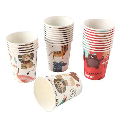 China Birthday Disposable Paper For Disposable Cup Cartoon Theme Party Tableware Paper Cup Paper Cup for sale