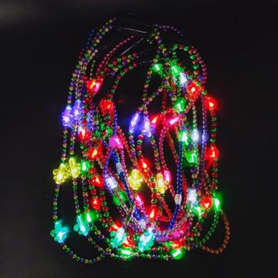 China PS Halloween Decorations LED String Pumpkin Lamp Beads Halloween Lights For Christmas Led Light Necklace for sale