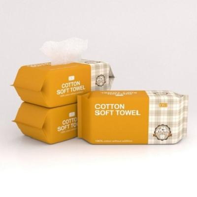 China Pure Cotton Multiple Works Square Extractable Pure Cotton Exquisite Workmanship Face Towel Disposable Face Towel Set for sale