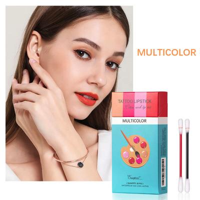 China 20 PICTURE/Box of Multicolor Portable Waterproof Original Color Cotton Pad Lip Tint 0.15ml*20 Color Cotton Pad Lip Gloss Lip Gloss for sale