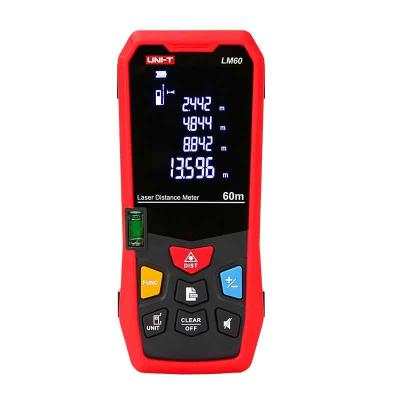 China Professional Range Accuracy 60m Millimeter Design Leveler Laser Physical Distance Meter 122mm x 52mm x 29.5mm for sale