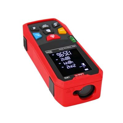 China Professional 2 Inches Accuracy 50m Millimeter Portable Laser Range Measure Meter Distance 122mm x 52mm x 29.5mm for sale