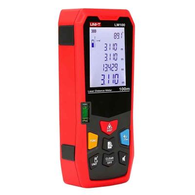 China Industrial Design 100m Single Range Measurement Laser Distance Meter With Multiple Hd Show 122mm x 52mm x 29.5mm for sale