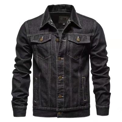 China Wholesale New Fashion Wash Plain Washed Cotton Casual Color Mens Jeans Jacket for sale