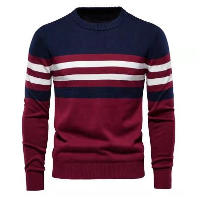 China Turtle Neck Thick Men's Cotton Knitted Sweater Comfortable Sweater for sale