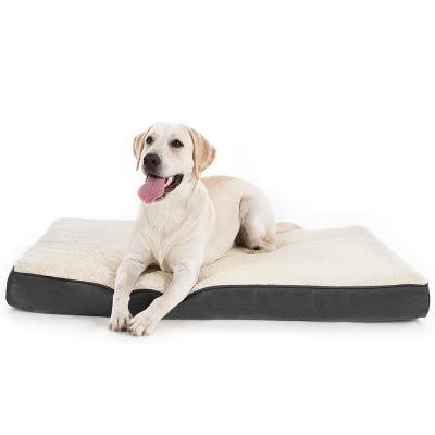 China Removable Cover 50 Egg Crate Orthopedic Foam Dog Bed Machine 75 100lbs Cuddler Washable With Removable Cover For Dogs And Cats for sale