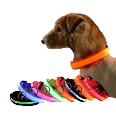 China Lights Wholesale Good Price Waterproof Dog Collar With Usb Charging Led Dog Light Collar Clip for sale