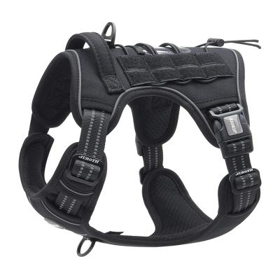 China Hot Selling Reflective Safety Safety Dog Harness Adjustable Soft Vest For Small Dogs Tactical Harness for sale