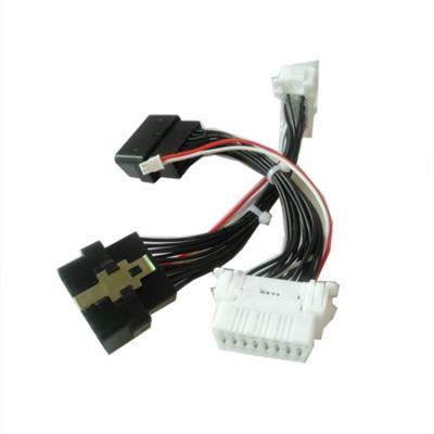 China PCB and Wire Extension OBD2 OBD Cable 16 Pin Male Port to Dual 16-Pin Splitter Cable Car ECU Connector Female Adapter for sale