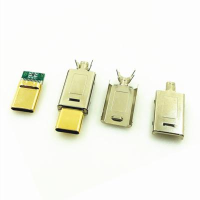 China Board and wire usb type c connector socket for pcb wire connecctor for sale