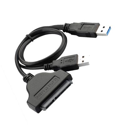 China USB 3.0 to SATA 22 Copper Terminal 2.5 Inch Hard Disk Drive SSD Adapter Connector Cable for sale