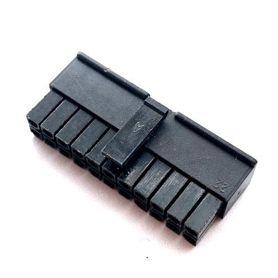 China PCB and wire molex socket; wire-board; female; Micro-adjustment 3.0; 3mm; PIN: 24; double ROW for sale