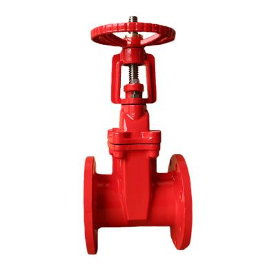 China General 4 Inch DN100 Stem Seat Rising Resilient Gate Valve With Ductile Iron Body 2CR13 Handwheel for sale